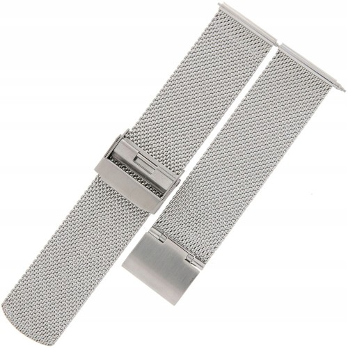 SKAGEN Signatur SKW6389 - 20mm - SREBRNA - Stalowa bransoleta do zegarka (mesh)