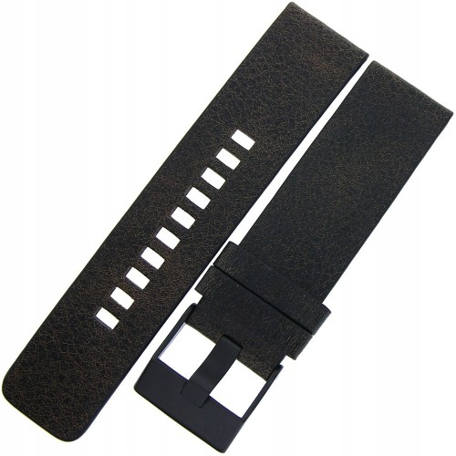 DIESEL Ironside DZ4416 - 24mm - CIEMNY BRĄZ - Skórzany pasek do zegarka