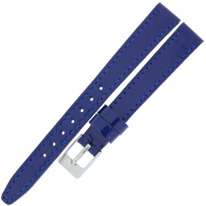 MINET Glamour MSOUL12 - 12mm - GRANATOWY - Skórzany pasek do zegarka