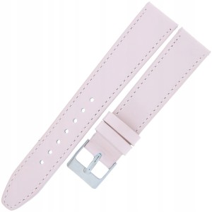MINET Glamour MSOUP18 - 18mm - JASNY RÓŻ - Skórzany pasek do zegarka