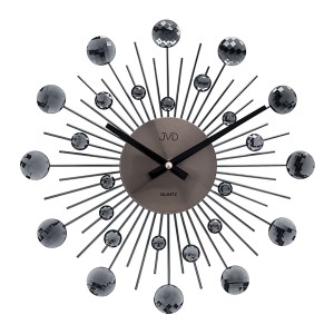 JVD HT111.3 - 35cm - Zegar ścienny - Czarny