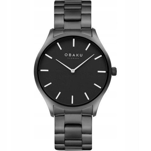 OBAKU V260LXBBSB - Tang Lille Dark - Damski - Zegarek na bransolecie