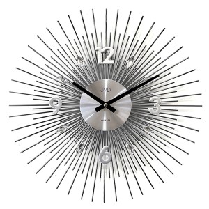 JVD HT114.3 - 45cm - Zegar ścienny - Srebrny
