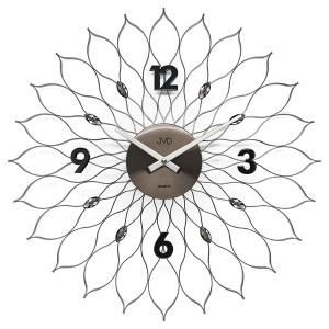 JVD HT115.3 - 49cm - Zegar ścienny - Szary