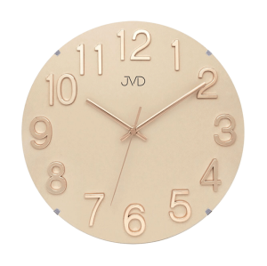 JVD HT98.3 - 30cm - Zegar ścienny - Kremowy
