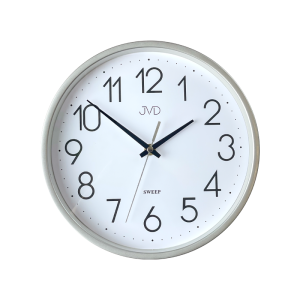 JVD HX2487.2 - 25,5cm - SREBRNY - Zegar ścienny