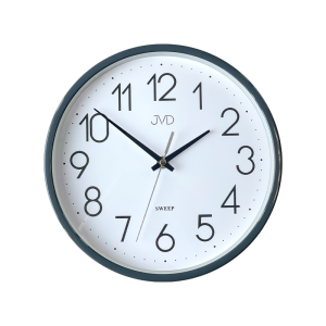 JVD HX2487.3 - 25,5cm - SZARY - Zegar ścienny