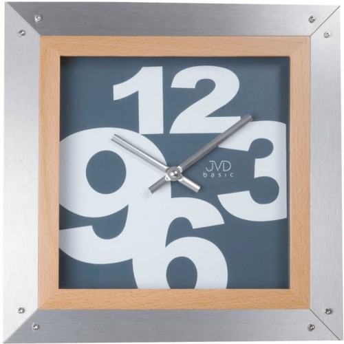 JVD N26109.2 - 28x28cm - Zegar ścienny - Drewno