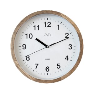 JVD NS19019/78 - 30cm - ŚREDNI BRĄZ (dąb sonoma) - Zegar ścienny