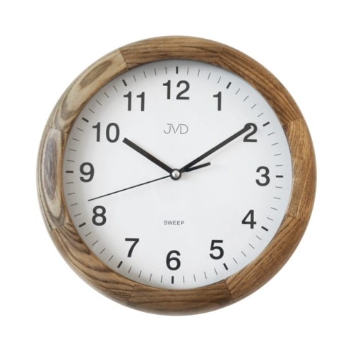 JVD NS19020/78 - 27cm - Zegar ścienny - Drewno