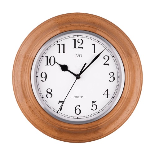JVD NS27043/68 - 30cm - Zegar ścienny - Drewno