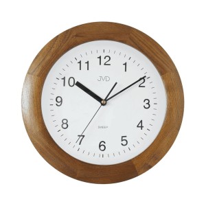 JVD NS7017.1 - 28,5cm - Zegar ścienny - Średni brąz