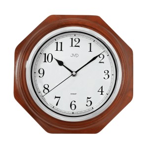 JVD NS71.3 - 28x28cm - Zegar ścienny - Drewno