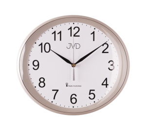 JVD RH64.5 - 30x27cm - BIAŁY - Zegar ścienny Radio Controlled