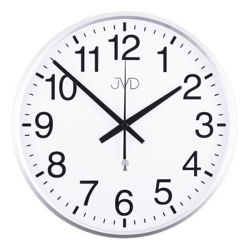 JVD RH684.4 - 30,5cm - BIAŁY - Zegar ścienny Radio Controlled