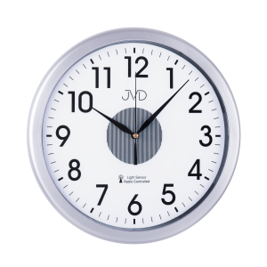 JVD RH692.3 - 31cm - SREBRNY - Zegar ścienny Radio Controlled