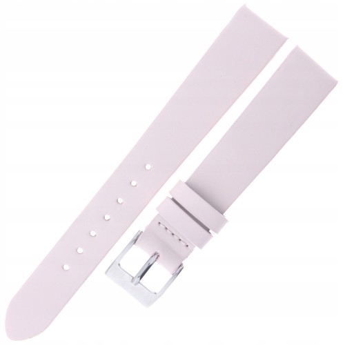 MINET Simple MSSUP16 - 16mm - RÓŻOWY - Skórzany pasek do zegarka