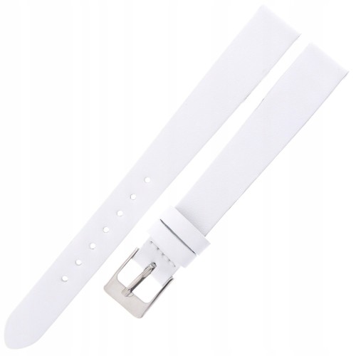 MINET Simple XL MSSXW14 - 14mm - BIAŁY - Skórzany pasek do zegarka