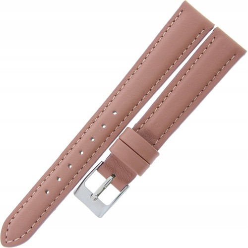 MINET Basic MSBUM14 - 14mm - ŁOSOSIOWY - Skórzany pasek do zegarka