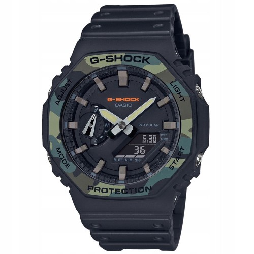 CASIO GA-2100SU-1AER - G-Shock Octagon - Męski - Zegarek sportowy