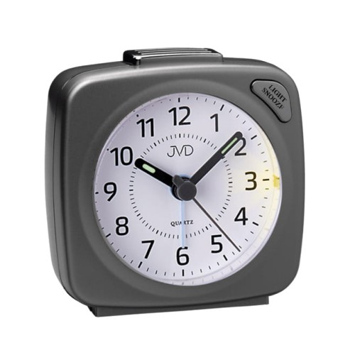 JVD SR951.9 - 7x7cm - SZARY - Budzik wskazówkowy
