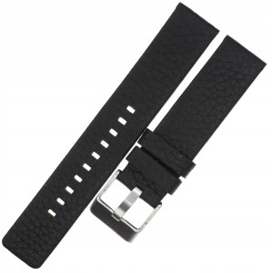 TEKLA TX1 - Bizon - 20mm - CZARNY - Skórzany pasek do zegarka
