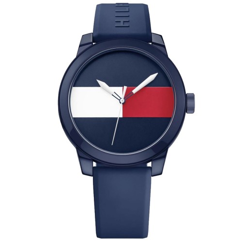 TOMMY HILFIGER 1791322 - Denim - Unisex - Zegarek na pasku gumowym