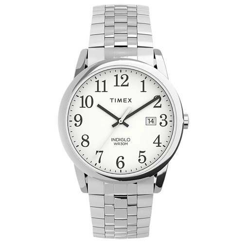 TIMEX TW2V40000 - Easy Reader - Męski - Zegarek na bransolecie rozciąganej