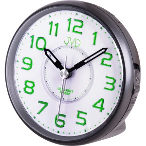 JVD SRP869.4 - 9,5x9,5cm - SZARY - Budzik wskazówkowy