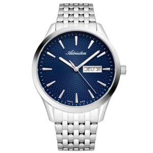 ADRIATICA A8327.5115Q - Classic Sapphire - Męski - Zegarek na bransolecie