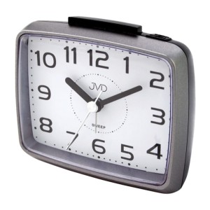 JVD SRP879.2 - 9,8x8,5cm - SZARY / Czarny - Budzik wskazówkowy