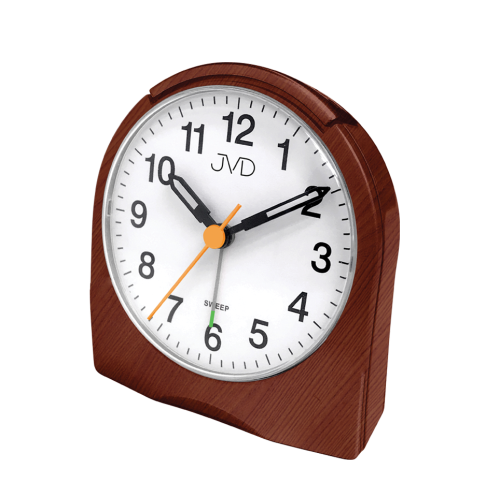 JVD SRP889.4 - 9x10mm - CIEMNY BRĄZ imitacja drewna - Budzik wskazówkowy