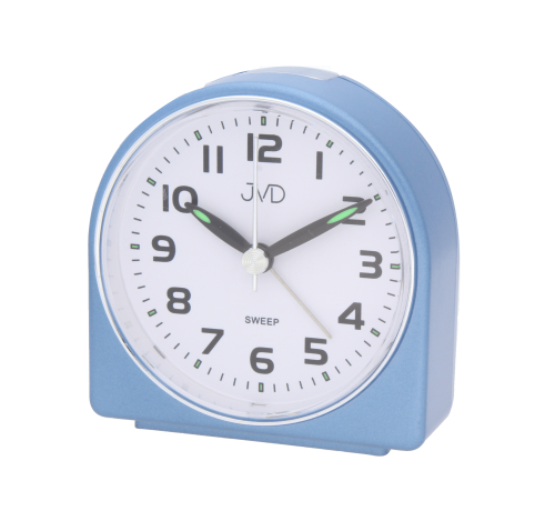 JVD SRP902.2 - 8x8cm - NIEBIESKI - Budzik wskazówkowy