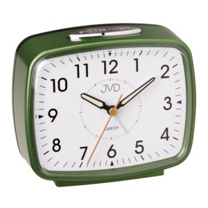 JVD SRP905.1 - 11,8x10,2cm - ZIELONY / Czarny - Budzik wskazówkowy