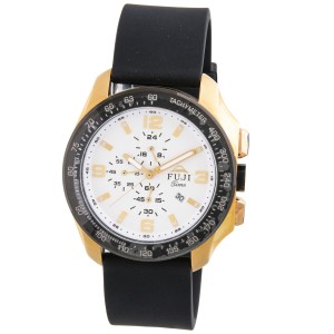 FUJI Time M3605QG - SILVER - Męski - Zegarek kwarcowy - POWYSTAWOWY