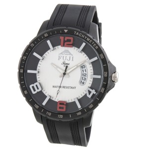 FUJI Time M4374QB - SILVER - Męski - Zegarek kwarcowy na pasku