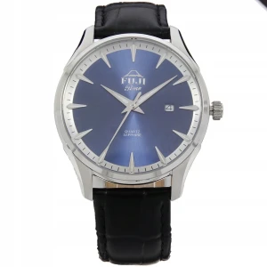 FUJI Time M7123QS - Elegant - Męski - Zegarek na pasku skórzanym