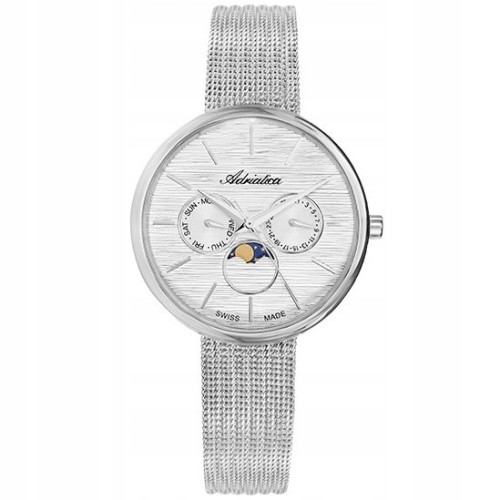 ADRIATICA A3732.5113QF - Moonphase - Damski - Zegarek na bransolecie
