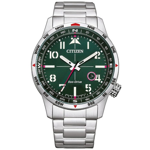 CITIZEN BM7551-84X - Eco-Drive Pilot - Męski - Zegarek na bransolecie