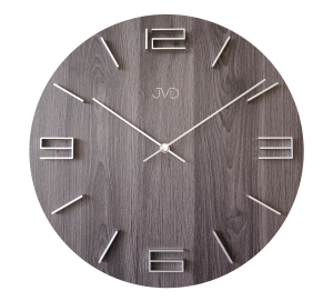 JVD HC27.4 - 40cm - CIEMNY BRĄZ (imitacja drewna) - Zegar ścienny