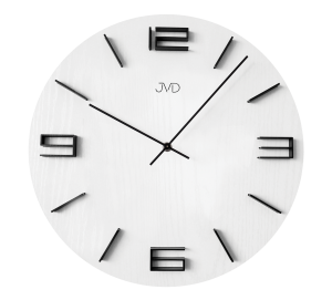 JVD HC27.5 - 40cm - BIAŁY (imitacja drewna) - Zegar ścienny
