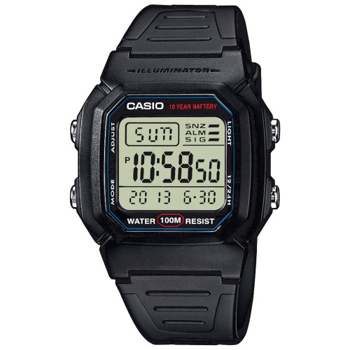 CASIO W-800H-1AVES - Sport - MĘSKI - Zegarek na pasku
