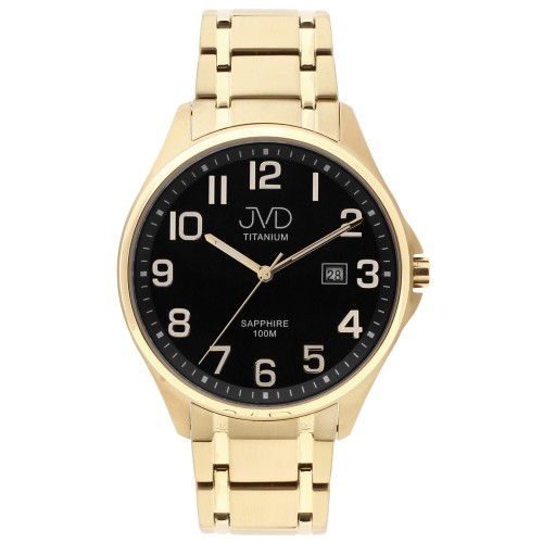 JVD JE2002.4 - Titanium - Męski - Zegarek na bransolecie