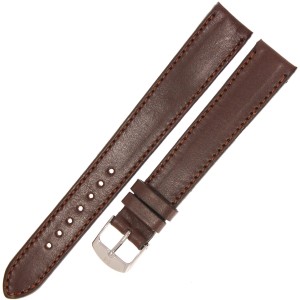 HORIDO 9201SL - CIEMNY BRĄZ - 18mm - Skórzany pasek do zegarka