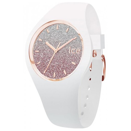 ICE-WATCH Ice Lo - White Pink - 013431 - M - Damski - Zegarek na pasku