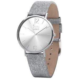 ICE-WATCH 015080 - Ice City Sparkling - Glitter Silver - Damski - Zegarek na pasku