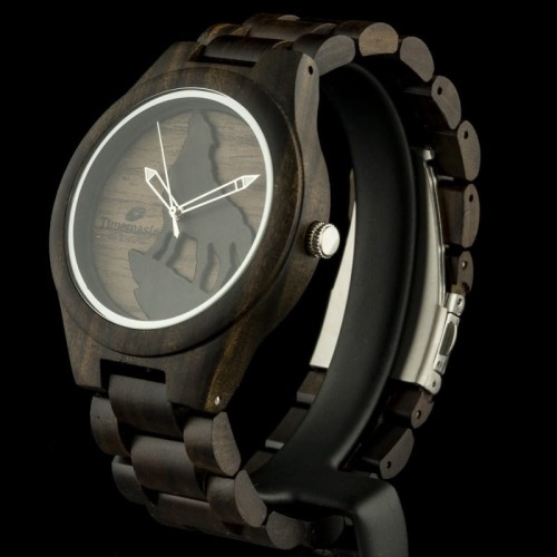 TIMEMASTER 218/03 - Damski - Drewniany zegarek na bransolecie