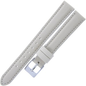 MINET Basic MSBUI14 - 14mm - KREMOWY - Skórzany pasek do zegarka