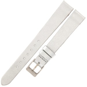 MINET Simple MSSUW12 - 12mm - BIAŁY - Skórzany pasek do zegarka