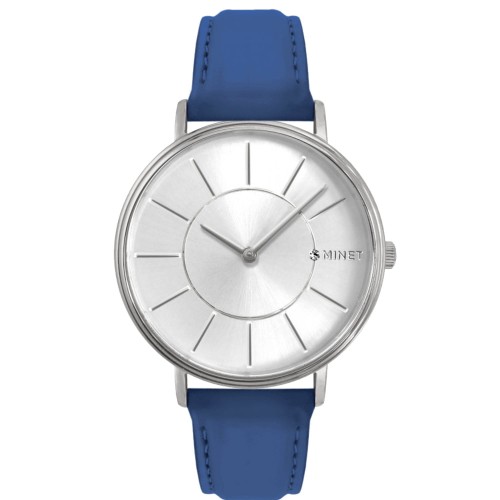 MINET MWL5037 - Broadway Sailor Blue - Damski - Zegarek na pasku skórzanym